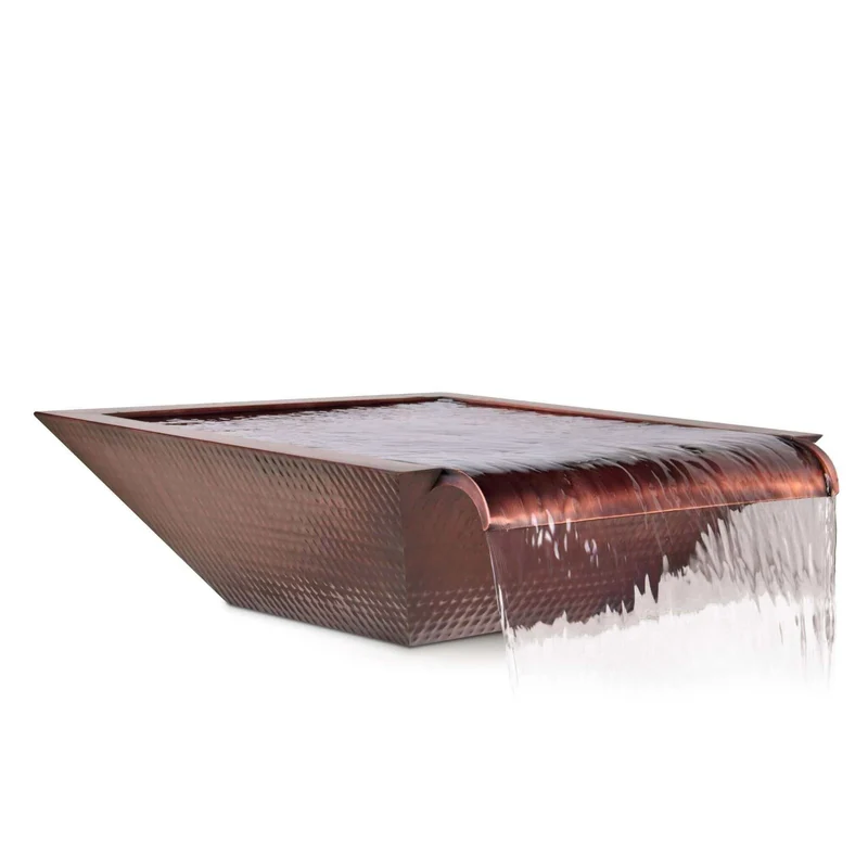 Maya Wide Spill Copper Water Bowl - The Outdoor Plus
