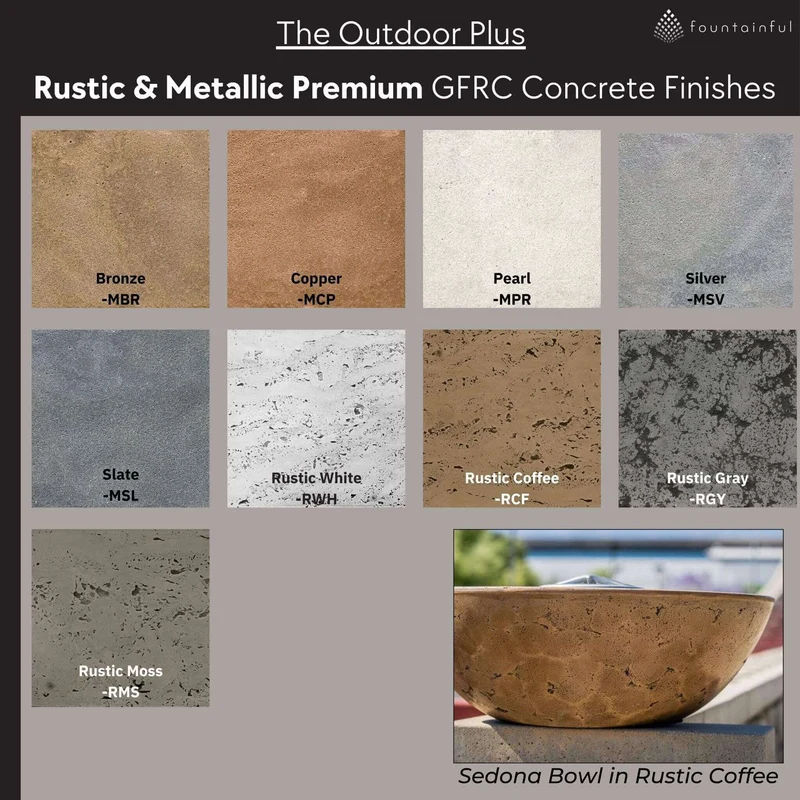 Maya Concrete Water Bowl - The Outdoor Plus