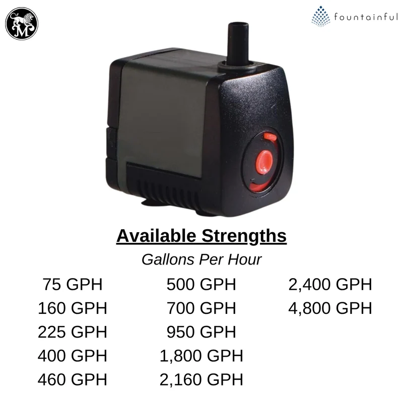 Fountain Pumps - Massarelli Fountains