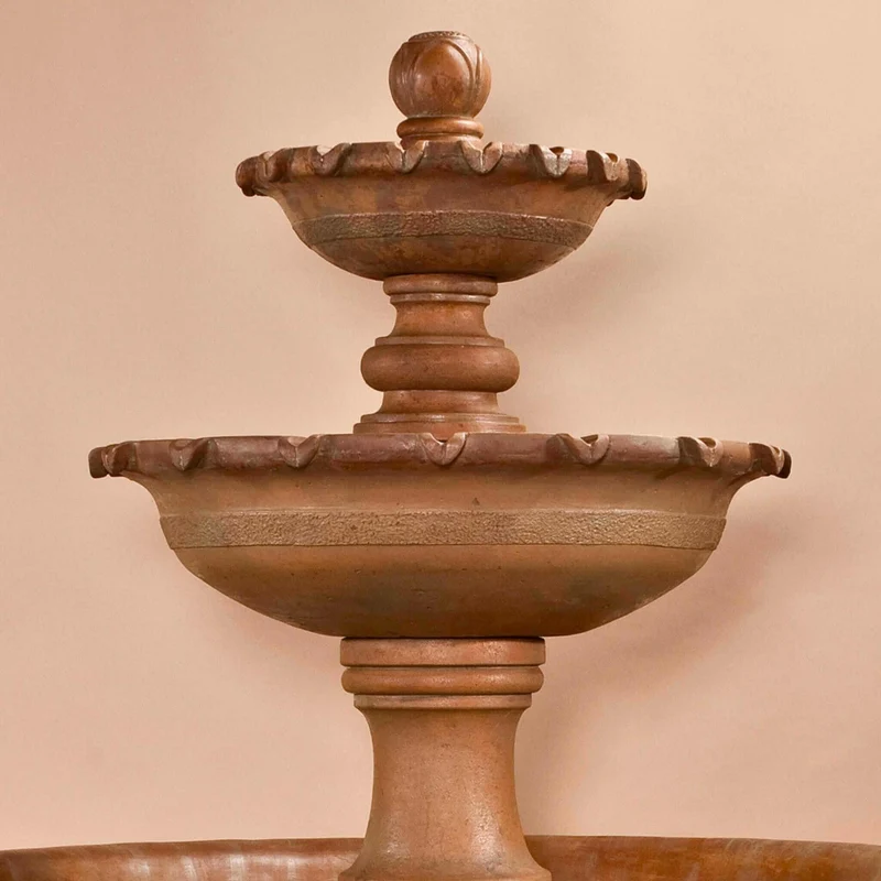 Porta Elisa 3-Tier Concrete Fountain - Giannini #1615