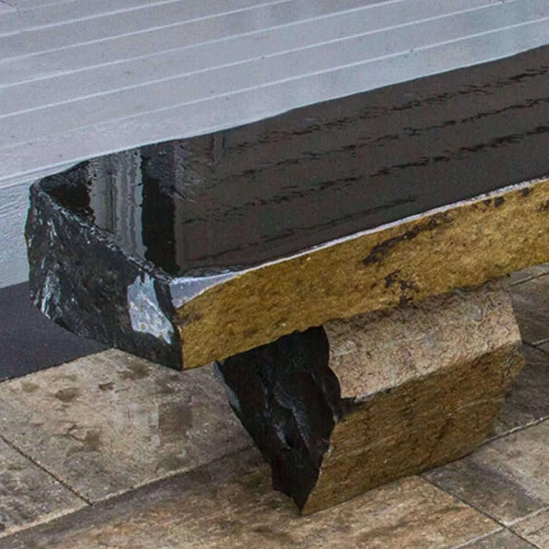 Basalt Garden Bench - 72" - Blue Thumb