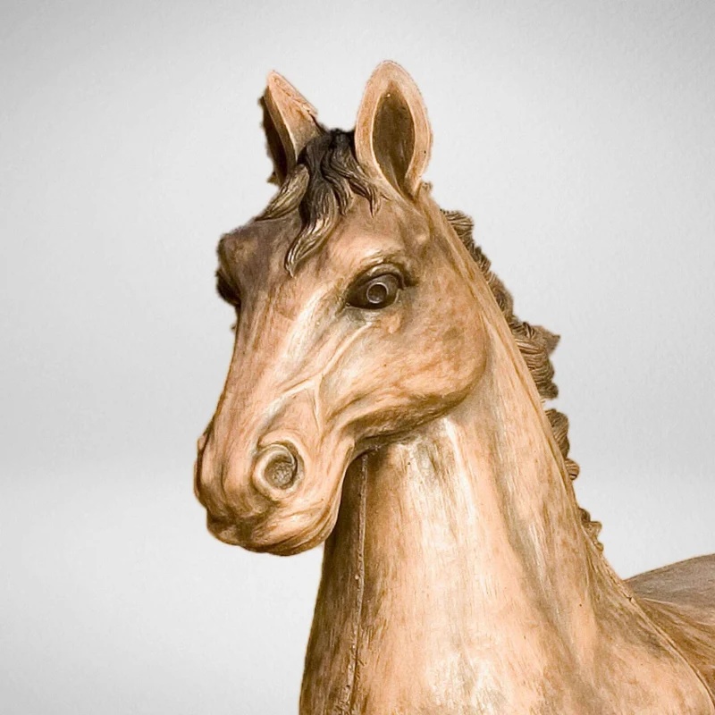 Horse Concrete Garden Bench - Phoenix Design Cast