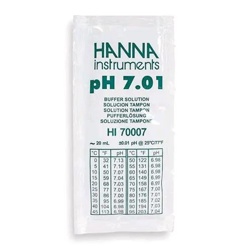 HANNA SOLUZIONE DI CALIBRAZIONE PH 7.01 BUSTINA 20 ML (25PZ)