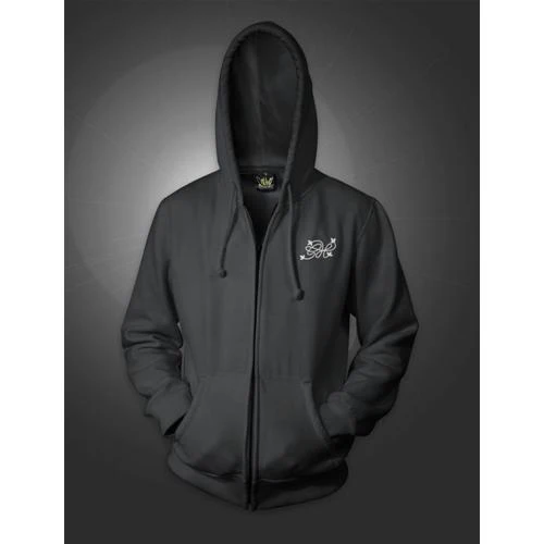 FELPA CON CAPPUCCIO SRAIN HUNTERS UOMO NERA [S]
