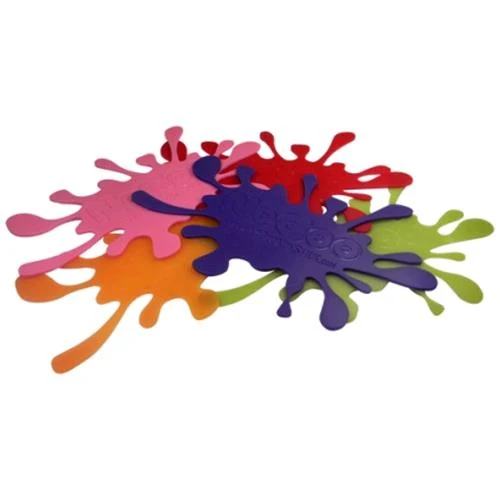 NOGOO - TAPPETINO SPLAT CON LOGO - COLORI MISTI