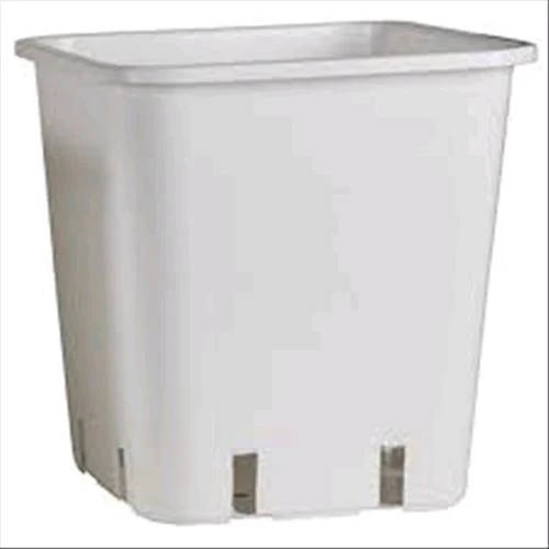 VASO QUADRATO BIANCO 28.5X28.5X28.5 - 14 L