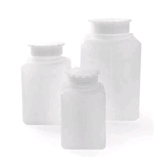 BOTTIGLIA BOCCA LARGA BASE RETTANGOLARE - GRADUATA - 500ML