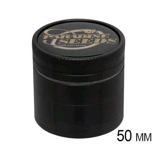 PARADISE SEEDS - GRINDER LOGO NERO 50 MM - 4 PARTI