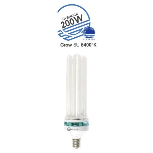 CULTILITE - G-SHOCK 200W GROW - LAMPADA CFL A BASSO CONSUMO - 6400?K