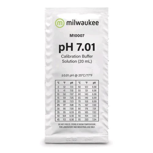 MILWAUKEE - M10007B - SOLUZIONE TAMPONE DI CALIBRAZIONE PH 7.01 - 20 ML