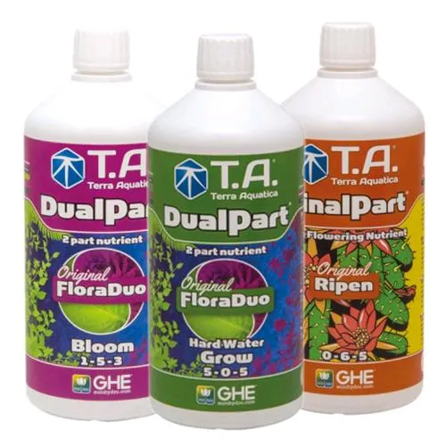 TERRA AQUATICA (GHE) - KIT DI AVVIAMENTO DUALPART ACQUA DURA - 3X500ML