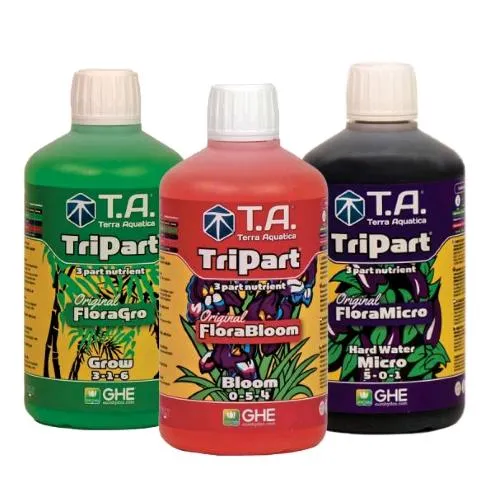 TERRA AQUATICA (GHE) - STARTER KIT TRIPART - ACQUA DURA 3X500ML