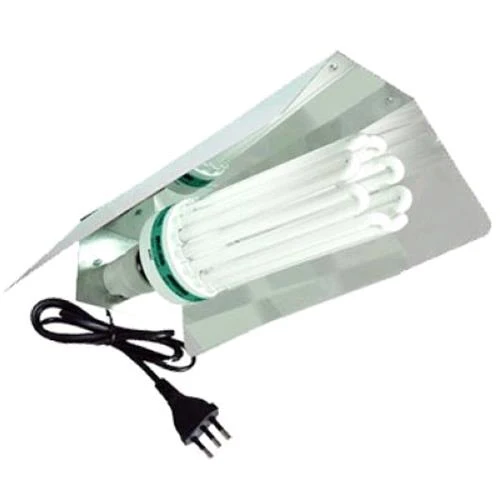 RIFLETTORE TRAPEZOIDALE PER CFL E HPS CON CURVA RINFORZATA