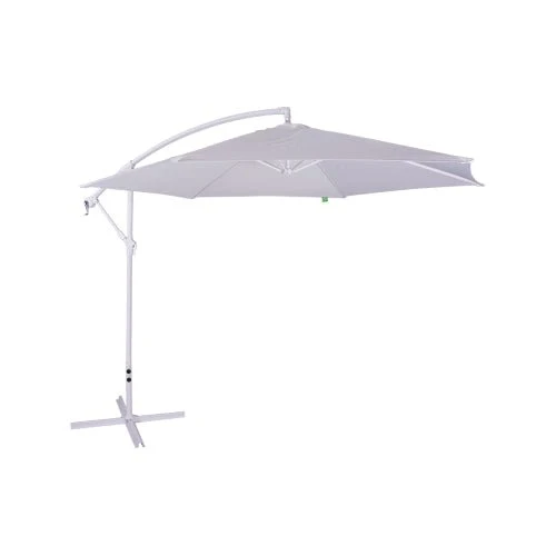 Ombrellone palo laterale 3mt in metallo colore bianco