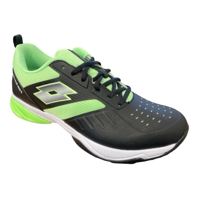 Lotto scarpa da padel da uomo Superrapida 400 IV 217300 1TA nero-verde