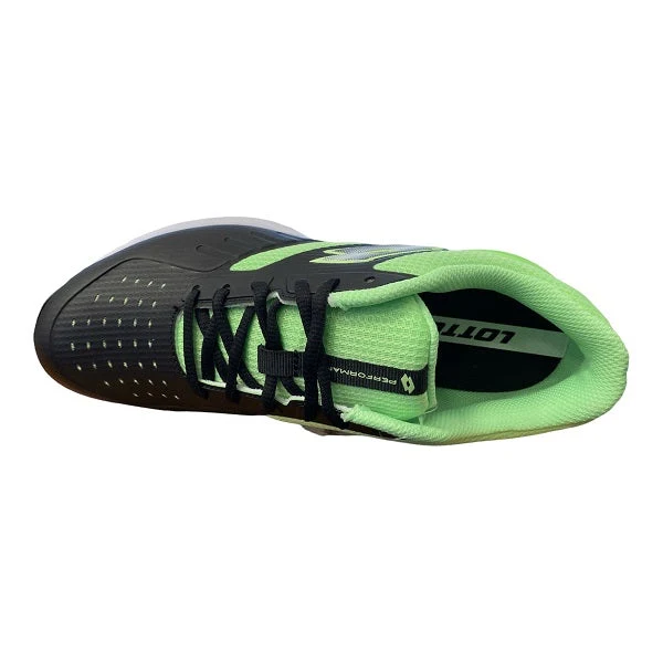 Lotto scarpa da padel da uomo Superrapida 400 IV 217300 1TA nero-verde