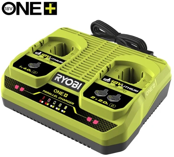 Ryobi RC18240 Caricabatterie per due Batterie 18V