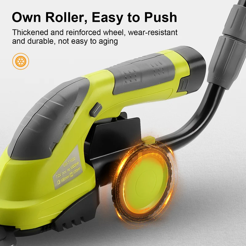 ‎ DEWINNER HEDGE TRIMMER WHEELS for DEWINNER 7.2V Cordless 2 in 1 Grass and Hedge Trimmer(DE-T1525WH )