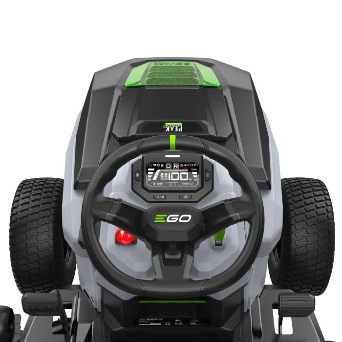 Ego Power TR3801E-B Trattorino a Batteria con Cesto di Raccolta