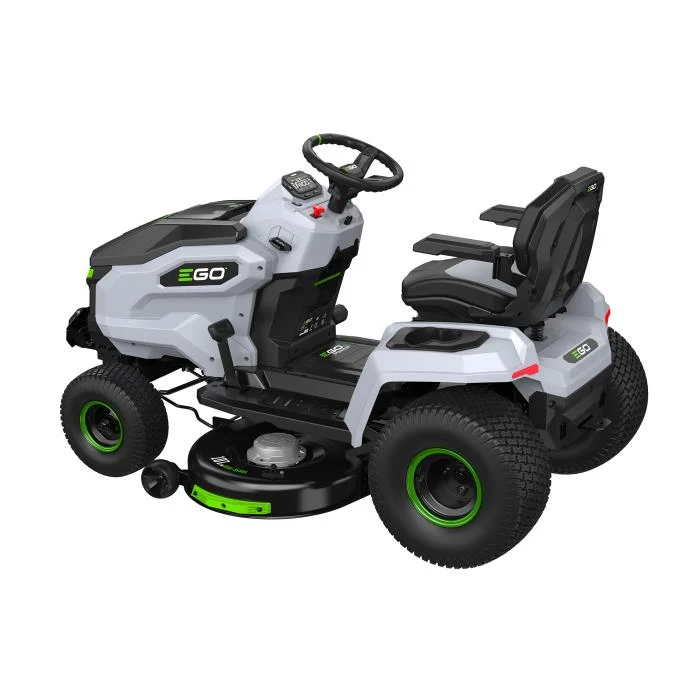 PROMO Ego Power Trattorino EGO TR4201E Scarico Laterale 107cm + OMAGGIO 4 Batterie da 10.0 Ah