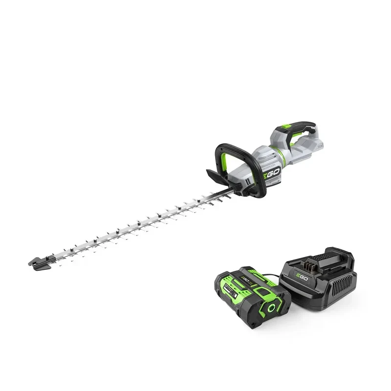 PROMO EGO Power HT2601E Kit Tagliasiepi + Batteria 2,5 Ah + Caricabatterie Standard + Omaggio Bomboletta Lubrifica e Pulisci Lame