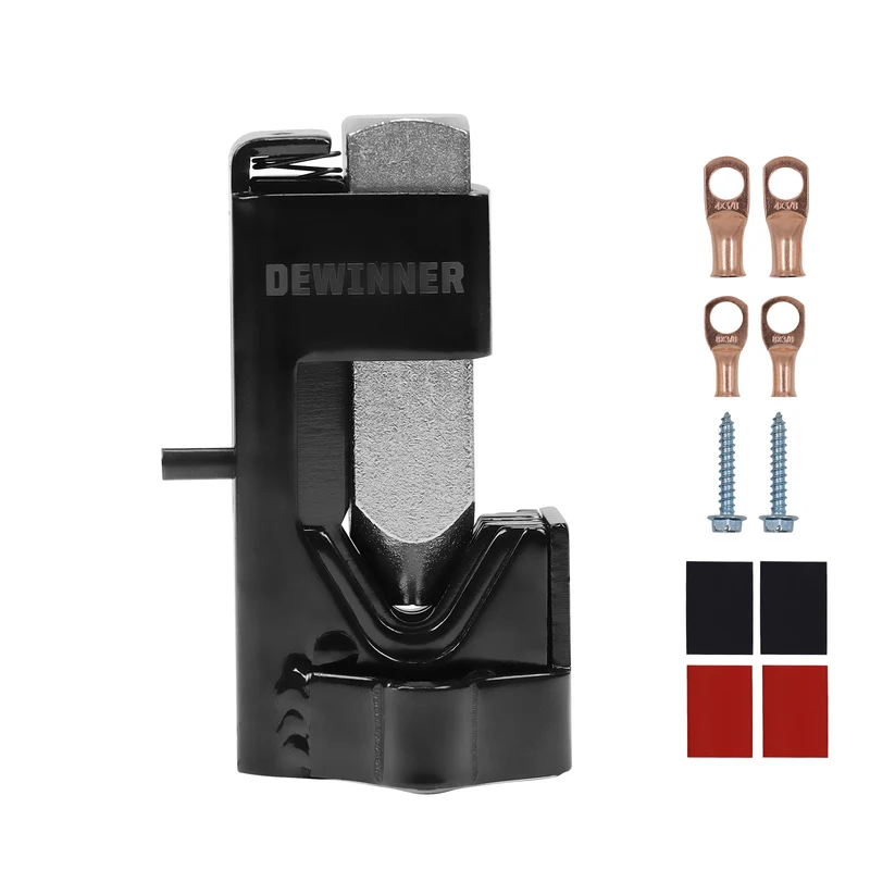 Hammer Battery Lug Crimping Tool for 8, 6, 4, 2, 1/0, 2/0, 3/0, 4/0 American Wire Gauge (AWG) Wire and Cable