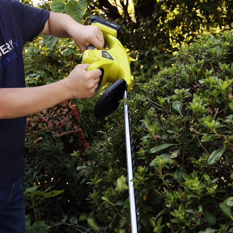 DEWINNER Cordless Hedge Trimmer with Cover Electric Cutter 20V 2000mAh Lithium ion Battery