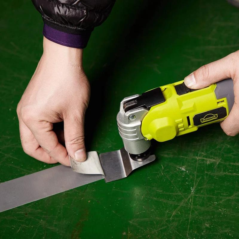 DEWINNER Cordless Oscillating Multi-Tool LED Variable Speed Universal Fit, 20V 2Ah Lithium-Ion with 1 Battery and Charger,