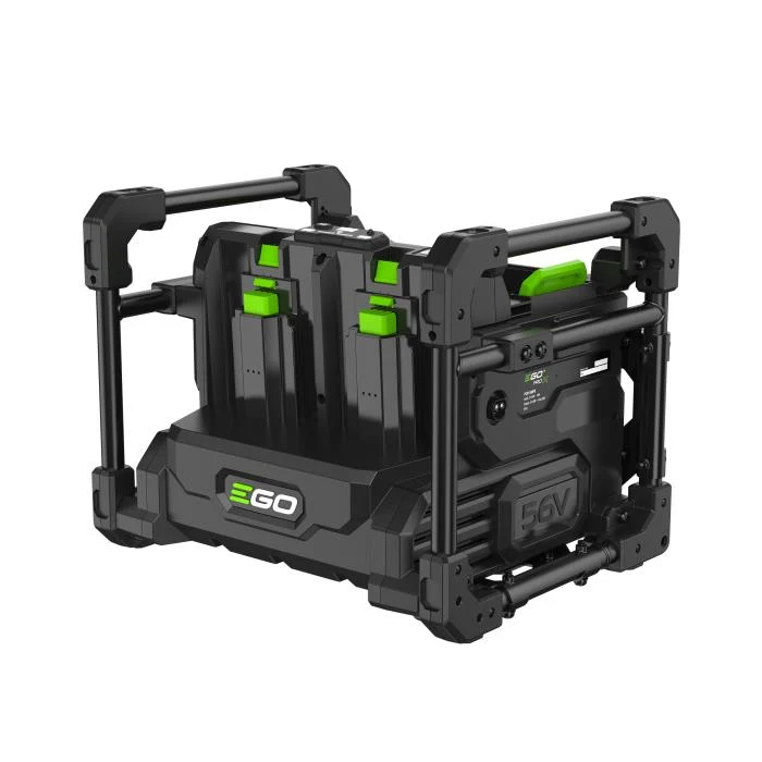 Ego Power PGX1602E-H Kit Ricarica PRO con caricabatterie 1600W - Batteria 40Ah - Accumulatore a 2 slot - Portabatterie da 3 slot