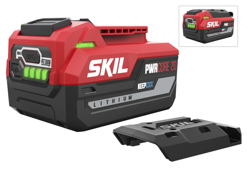 SKIL Batteria USB-C «PWRASSIST™» da 4,0 Ah al litio «20V Max» 3144 AA Cod. BM : 067770