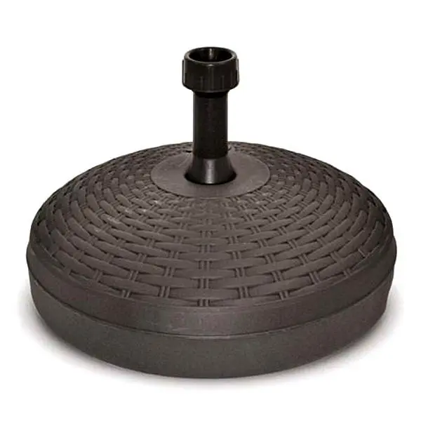 🌂 Base per ombrellone in polietilene effetto rattan