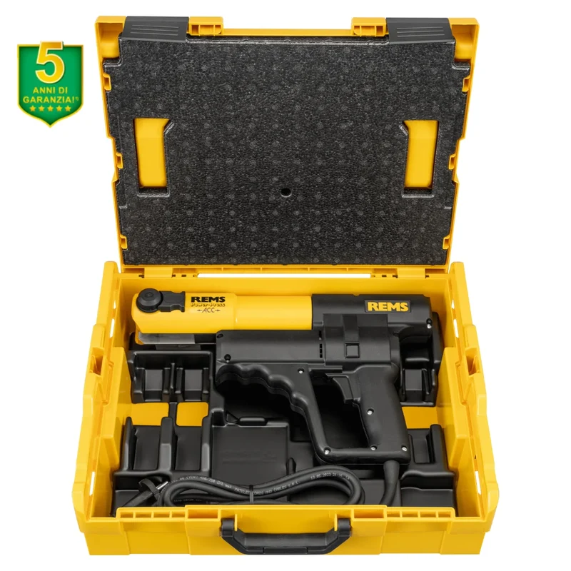 REMS Power-Press ACC Basic-Pack L-Boxx - Pressatrice idraulica elettrica universale fino a Ø 110 mm
