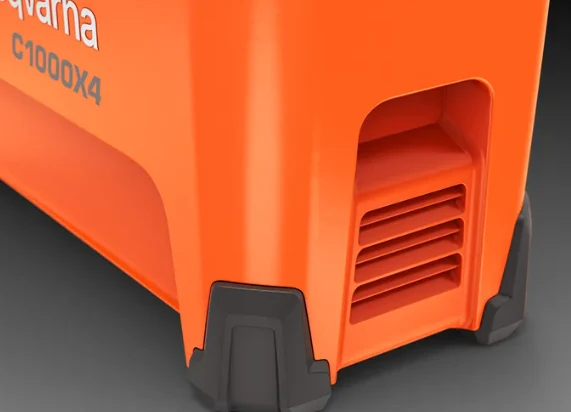 Husqvarna 40-C1000X4 Caricabatterie Multi Charger ad alta potenza per 4 batterie insieme Husqvarna BLi-X da 36 V da 600W a 1000W senza batterie incluse