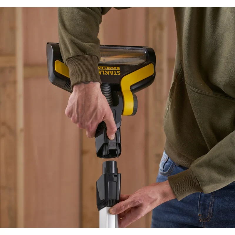 Stanley Fatmax SFMCVS001D1 - Aspirapolvere senza fili a batteria 18V, 1 batteria 2Ah