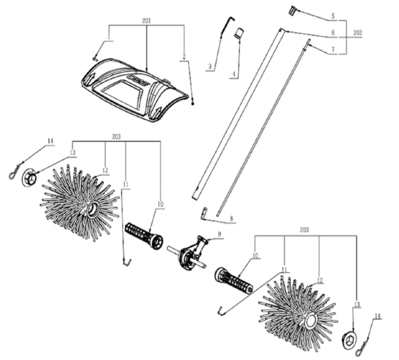 Esploso e Ricambi Ego Power Multiutensile BBA2100