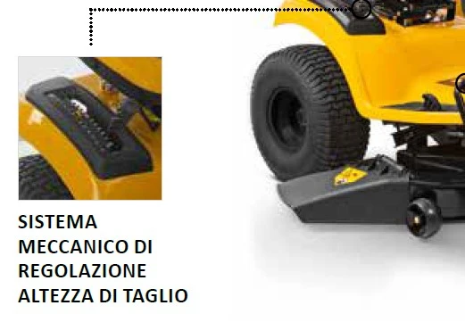Cub Cadet XT1 OR95 trattorino , taglio 95 cm , c.c. 547 , cesto da 320 litri