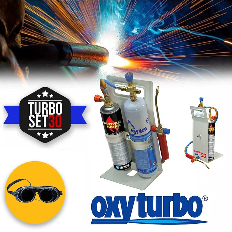 Turbo Set 30 Oxyturbo - set brasatura autogena - kit saldatura a fiamma