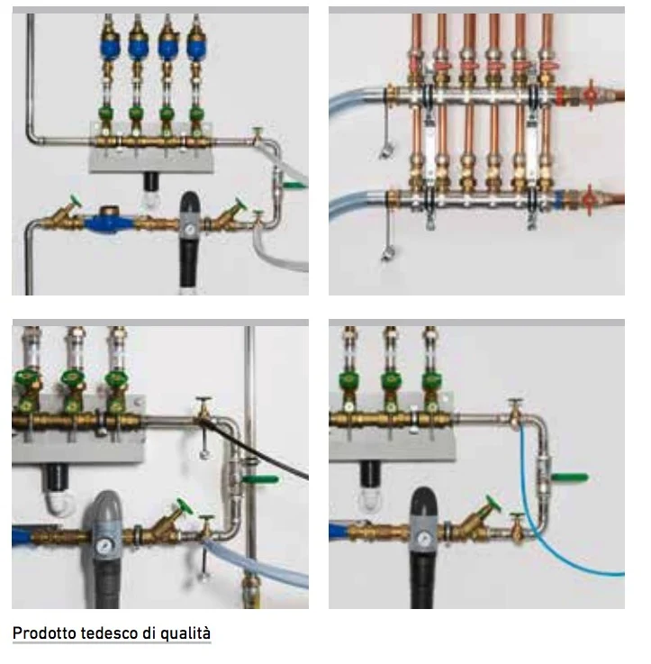 Rems Multi-Push SL Set - Unità elettronica di flussaggio e provaimpianti con compressore