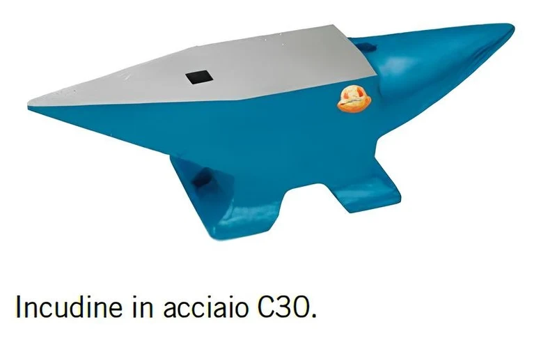 Ariex 115/50 incudine professionale in acciaio c30 , peso 50 Kg