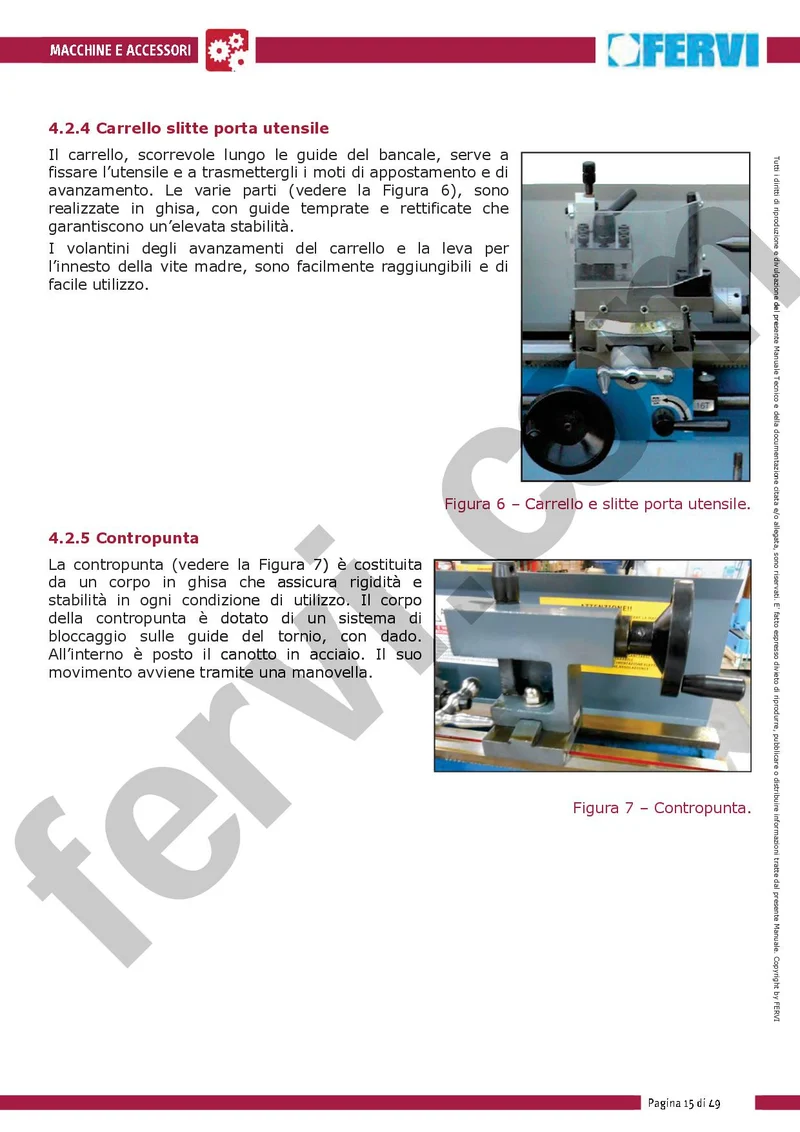 Fervi 0716S - Tornio parallelo con OMAGGIO