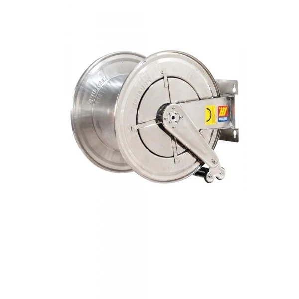 Meclube 070-2602-600 - Avvolgitubo fisso INOX AISI 304 PER ARIA-ACQUA 20 bar Mod. FX-560 SENZA TUBO