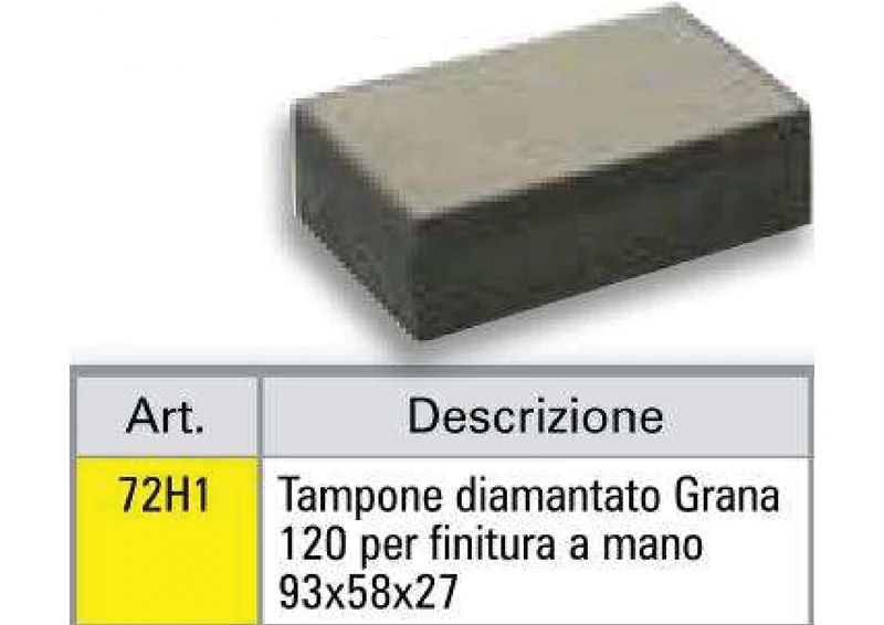 Tampone diamantato Sigma 72H1