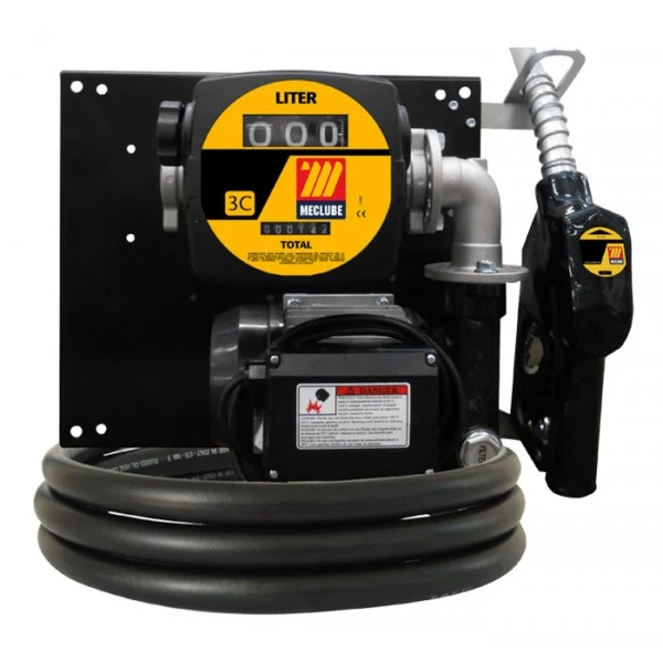 Meclube 090-5045-100 - Distributore pompa elettrica travaso gasolio 230V 100 l/min Compact 100