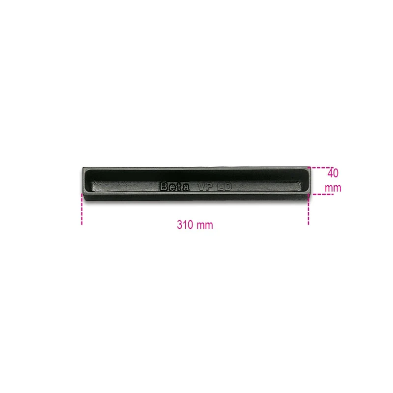 Beta VP-LD - Termoformati portaminuterie in materiale plastico per cassettiera C