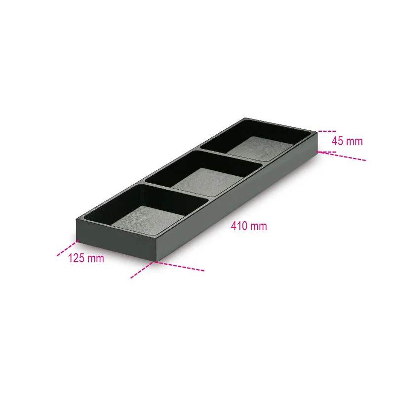 Beta VP-3SC - Termoformati portaminuterie in materiale plastico per cassettiera