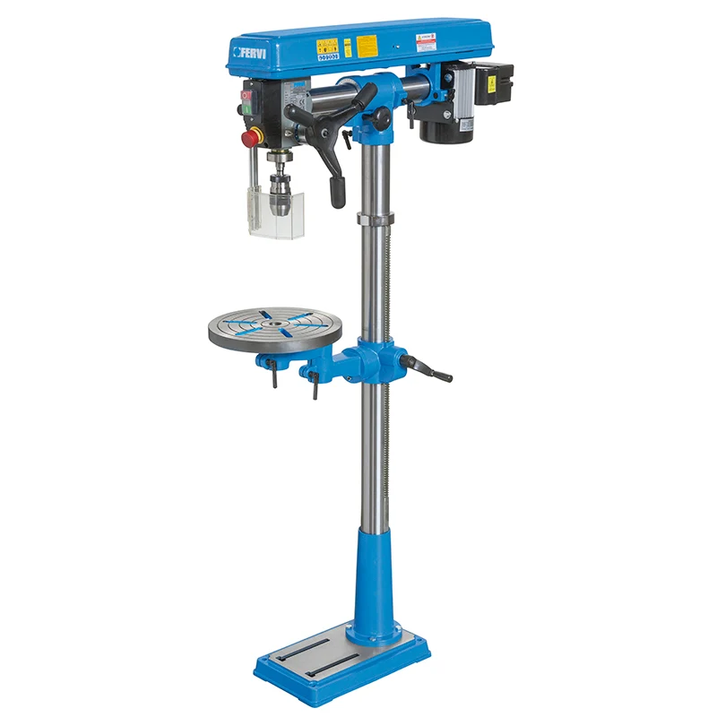 Fervi 0857 - Trapano a colonna radiale con trasmissione a cinghia 220V - 375W