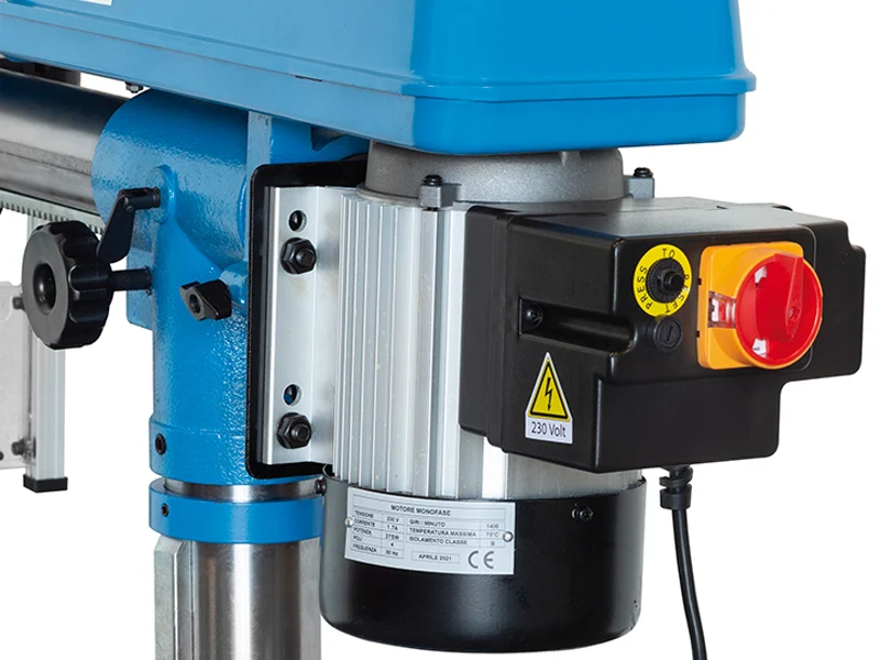 Fervi 0857 - Trapano a colonna radiale con trasmissione a cinghia 220V - 375W