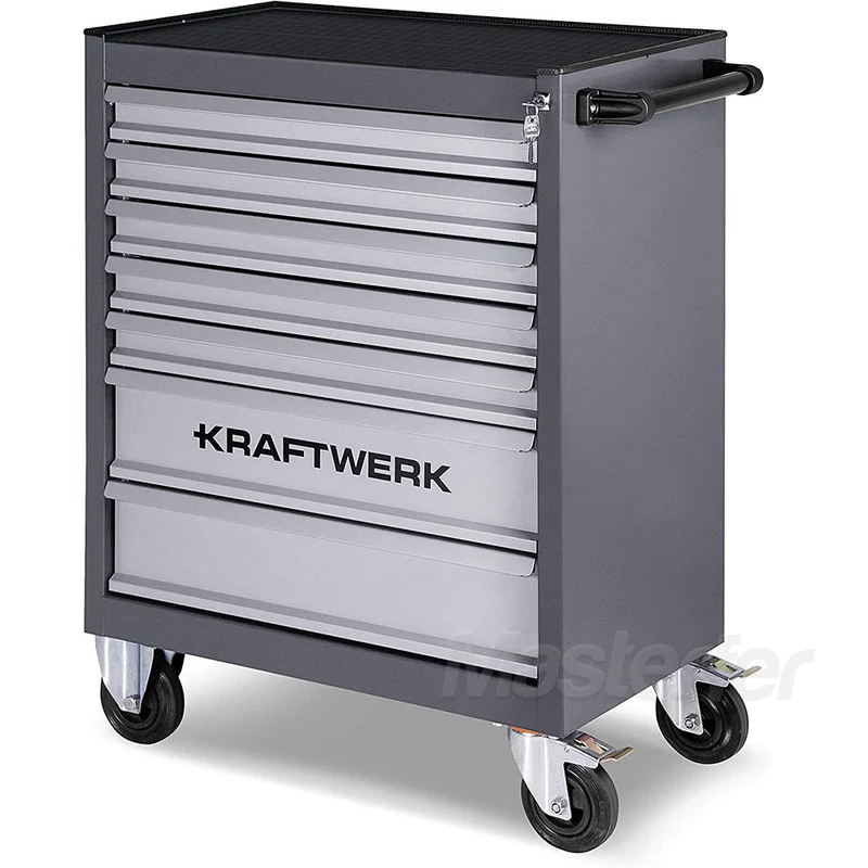 Kraftwerk B107 - Carrello porta attrezzi da officina 7 cassetti, vuoto