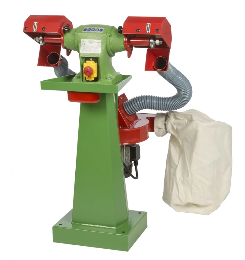 Pulitrice con aspiratore Nebes PA-1 serie industriale in ghisa - 0,5 HP trifase