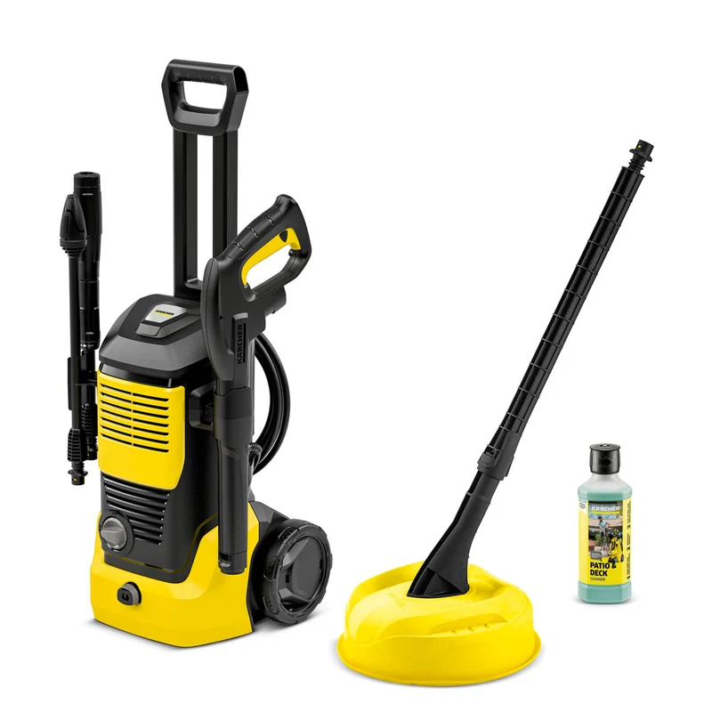 Karcher K 4 Black Home - Idropulitrice con doppia lancia, "patio senza spazzola" e detergente